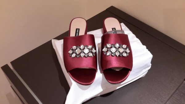 Sandales rouge Nine West