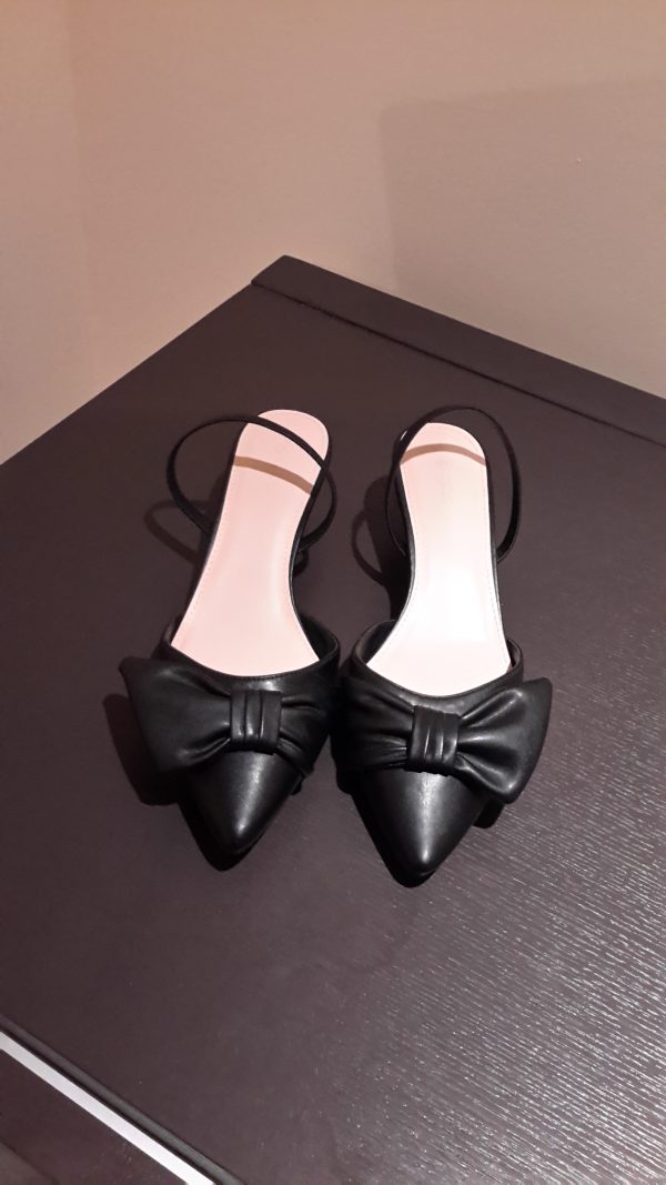 Escarpin petit talon noeud devant 39