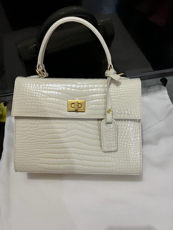 Sac croco cuir Sandra J.